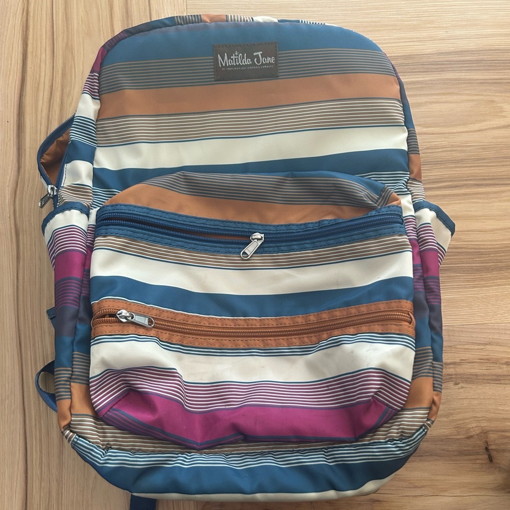 Matilda Jane Backpack - Striped - Laptop pocket